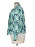 Kasper 100% Polyester Print Teal Blazer Size 16 - photo 5