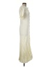Unbranded 100% Polyester Ivory Casual Dress Size M - photo 4