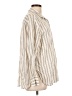 Old Navy Stripes Ivory Long Sleeve Button-Down Shirt Size L - photo 4