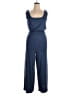 One One Six Solid Blue Jumpsuit Size 1X - photo 1