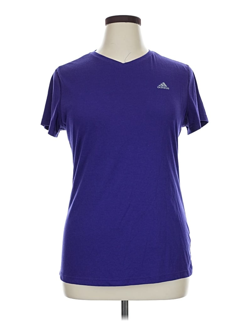 Pre-owned Adidas Originals Active T-shirt In Purple
