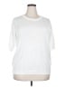 Lularoe Solid White Pullover Sweater Size 2X - photo 1