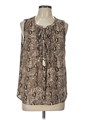 Pale Sky Sleeveless Blouse (view 1)