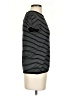 PREMISE Stripes Black Short Sleeve Turtleneck Size S - photo 4