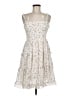 Unbranded 100% Polyester Ivory Cocktail Dress Size M - photo 1