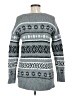 American Eagle Outfitters Print Gray Pullover Sweater Size M - photo 2