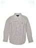 Ralph Lauren 100% Cotton Checkered-gingham Tan Long Sleeve Button-Down Shirt Size Medium 10/12 - photo 1