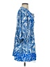 Entro 100% Rayon Paisley Blue Casual Dress Size S - photo 4
