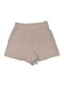 BCBG Solid Tan Khaki Shorts Size L - photo 2