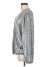 Vince Camuto Metallic Silver Long Sleeve Blouse Size L - photo 5