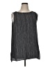Eileen Fisher 100% Silk Silver Sleeveless Silk Top Size XL - photo 1