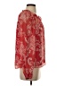 Evereve 100% Polyester Red Long Sleeve Blouse Size S - photo 4