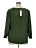 Investments 100% Polyester Green Long Sleeve Blouse Size XL Petite - photo 2