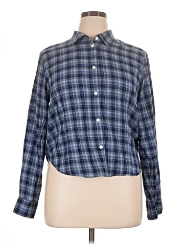 Gap Long Sleeve Button-Down Shirt (view 1)