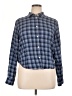 Gap Plaid Blue Long Sleeve Button-Down Shirt Size XL - photo 1