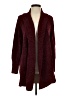 Seven7 100% Polyester Burgundy Cardigan Size S - photo 1