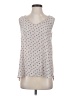 Ann Taylor LOFT 100% Polyester Silver Tank Top Size S - photo 1
