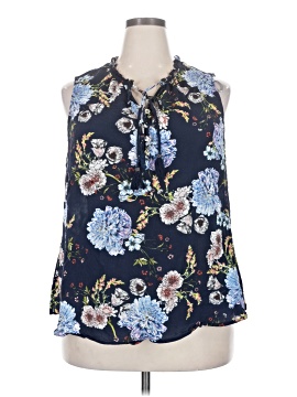 Daniel Rainn Sleeveless Silk Top