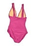 J.Crew Color Block Pink One Piece Swimsuit Size 6 - photo 2