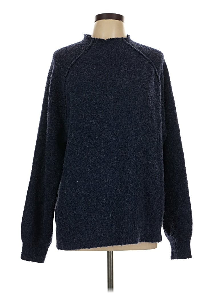 Pre-owned Wild Fable Turtleneck Sweater In Blue