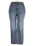 So Slimming by Chico's Stars Blue Jeans Size XL (3) - photo 1