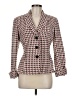 Cambia Houndstooth Ivory Wool Blazer Size 6 - photo 1