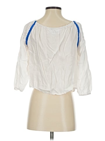 Line & Dot 3/4 Sleeve Blouse (view 2)