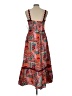MSK 100% Rayon Paisley Red Casual Dress Size L (petite) - photo 2