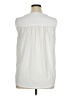 Ninety 100% Polyester White Sleeveless Blouse Size XL - photo 2