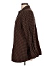 Joan Rivers Houndstooth Brown Long Sleeve Button-Down Shirt Size L - photo 5