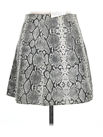 Veda Faux Leather Skirt (view 2)