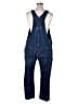 Old Navy 100% Cotton Blue Overalls Size 18 - photo 2
