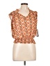 BCX 100% Polyester Orange Sleeveless Blouse Size L - photo 1