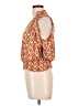 BCX 100% Polyester Orange Sleeveless Blouse Size L - photo 5