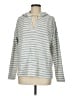 Lou & Grey for LOFT Silver Pullover Sweater Size M - photo 1