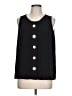 Vince Camuto 100% Polyester Black Sleeveless Blouse Size L - photo 1