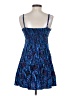 Express 100% Rayon Paisley Blue Cocktail Dress Size S - photo 2
