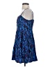 Express 100% Rayon Paisley Blue Cocktail Dress Size S - photo 5