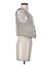 Zara 100% Polyester Gray Sleeveless Blouse Size XS - photo 4