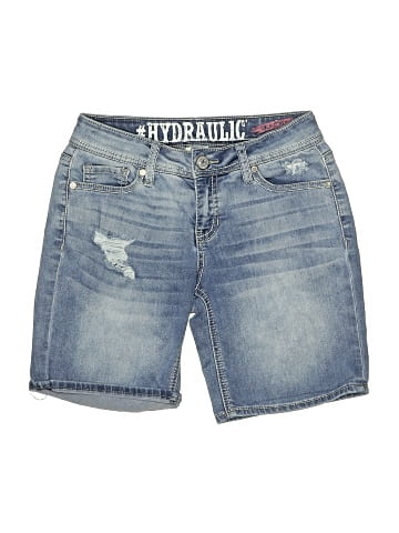 Hydraulic Denim Shorts (view 1)