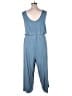Torrid Solid Blue Jumpsuit Size 2X Plus (2) - photo 2