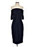 Calvin Klein 100% Polyester Solid Blue Cocktail Dress Size 4 - photo 1