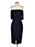Calvin Klein 100% Polyester Solid Blue Cocktail Dress Size 4 - photo 2