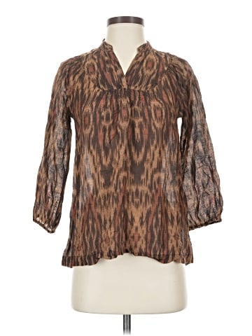 John Robshaw for Lucky 3/4 Sleeve Blouse (view 1)