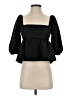 Mi ami Black 3/4 Sleeve Top Size S - photo 1