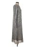 STINE GOYA 100% Polyester Metallic Silver Casual Dress Size XS - photo 4