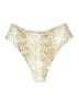Unbranded Metallic Gold Swimsuit Bottoms Size M - photo 2