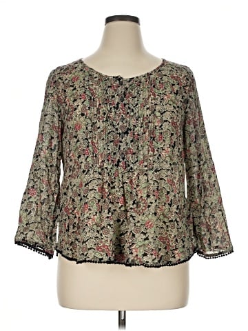 Denim & Supply Ralph Lauren 3/4 Sleeve Blouse (view 1)