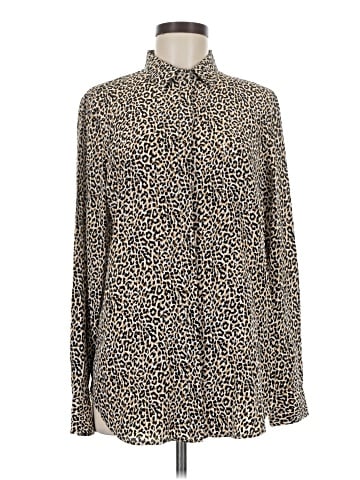J.Crew Long Sleeve Silk Top (view 1)
