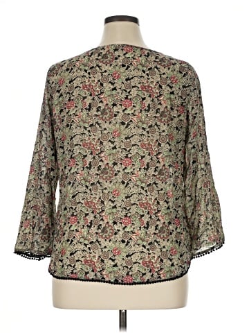 Denim & Supply Ralph Lauren 3/4 Sleeve Blouse (view 2)
